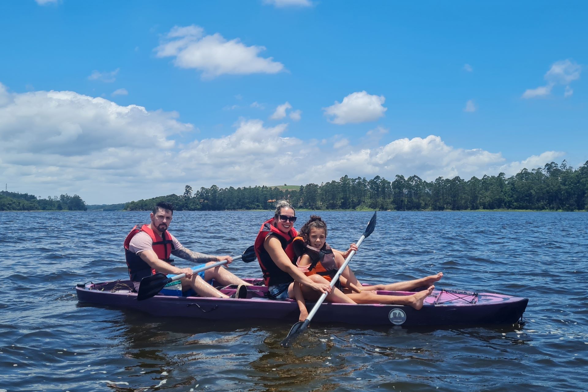 Passeio de caiaque em Mogi das Cruzes, SP